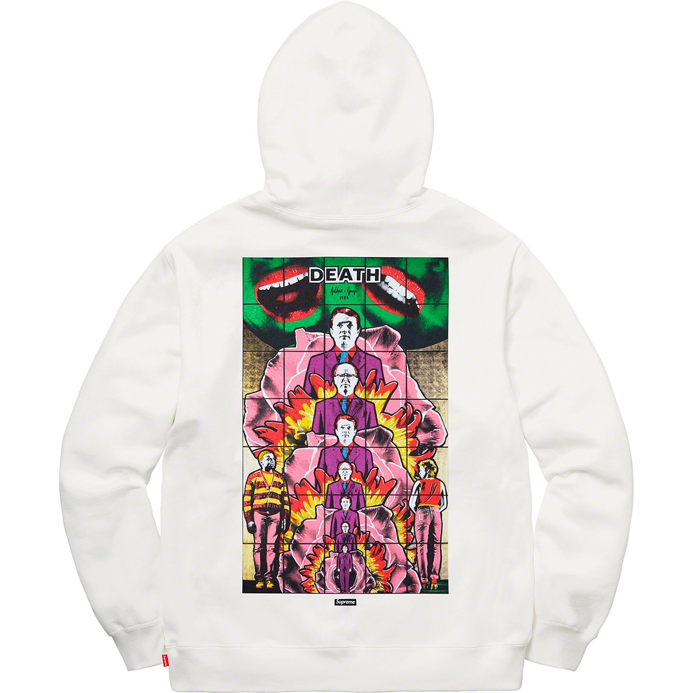 Gilbert & George/Supreme DEATH Hooded Sweatshirt view 5